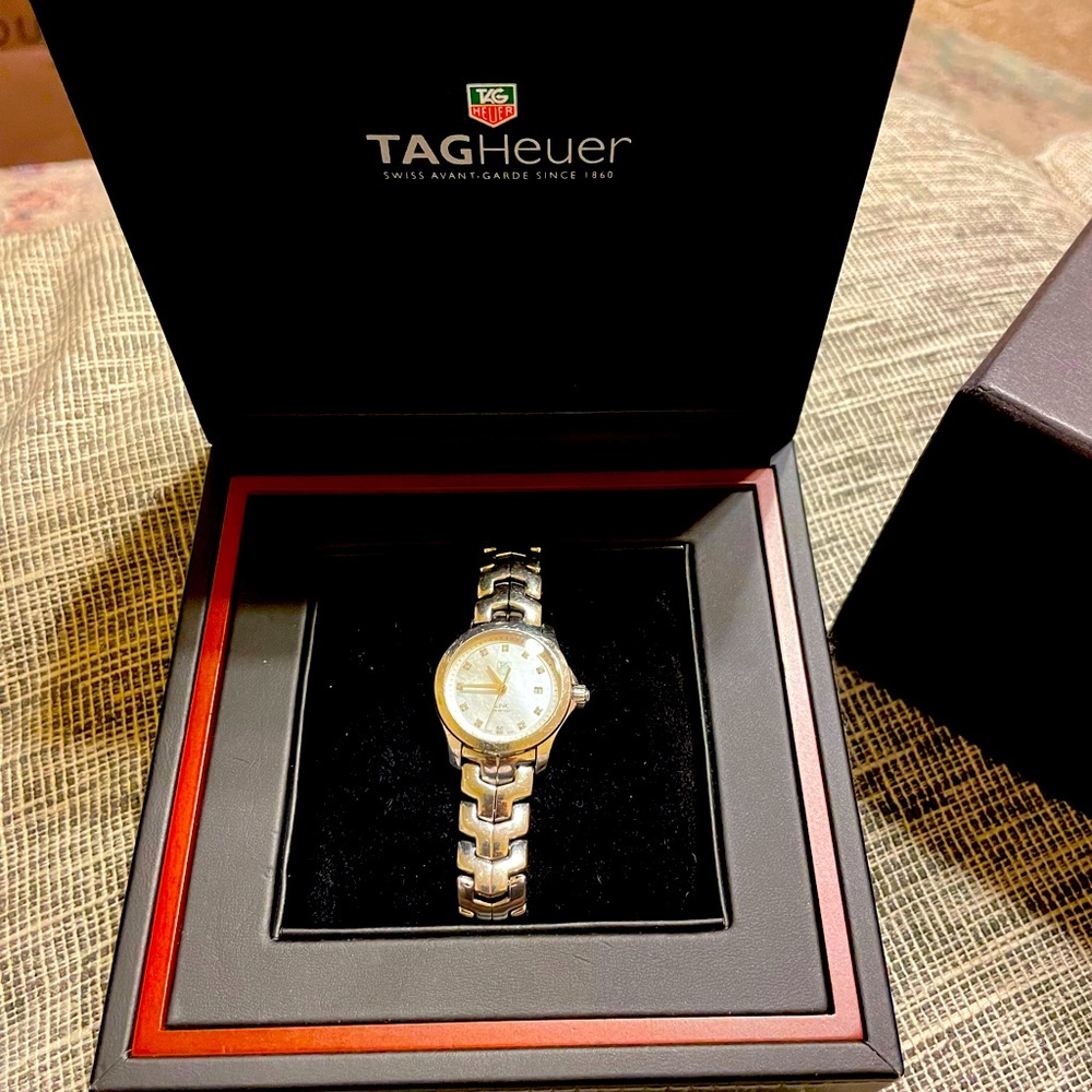 Tag Heuer ladies diamond watch